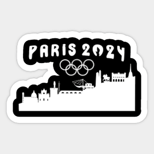 Paris Olympics 2024 with France focus Sticker